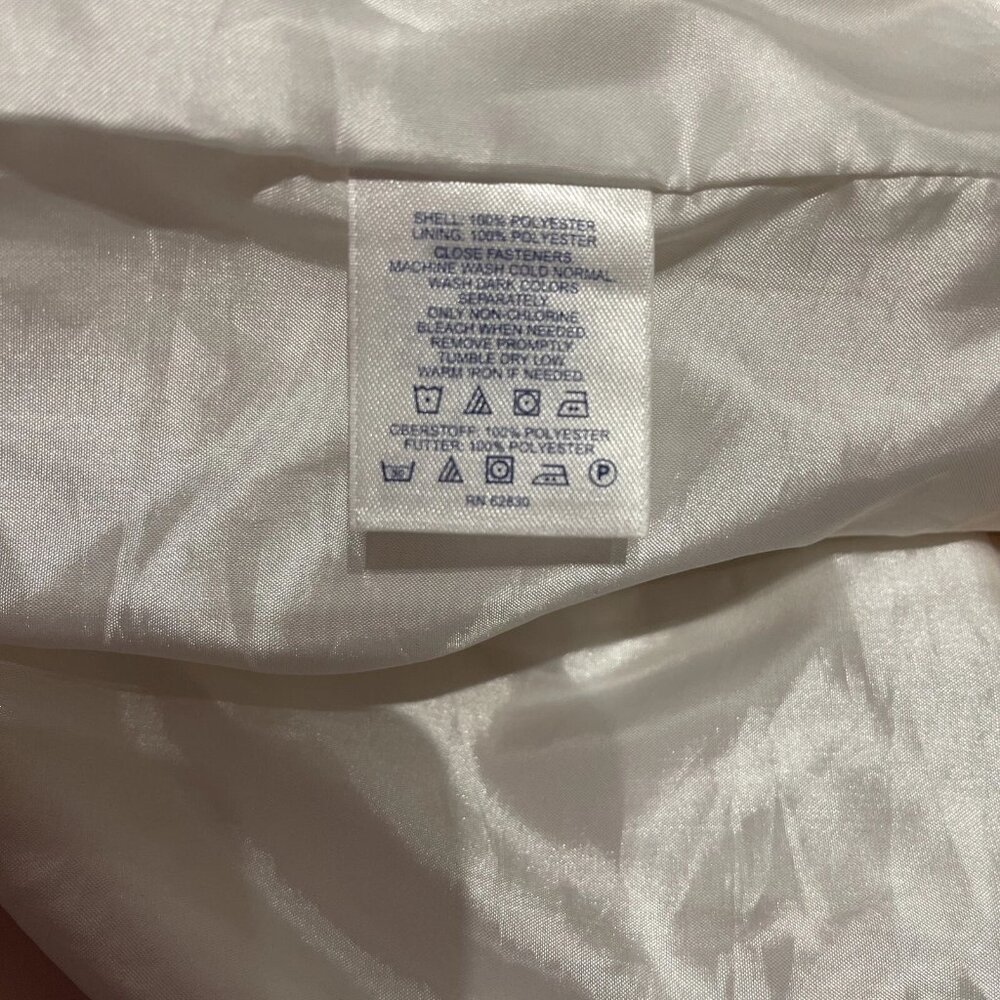 Lands End - Rain Coat Red Poppy Mac Size S 38” Shower Proof +Pack away Bag - Picture 11 of 11